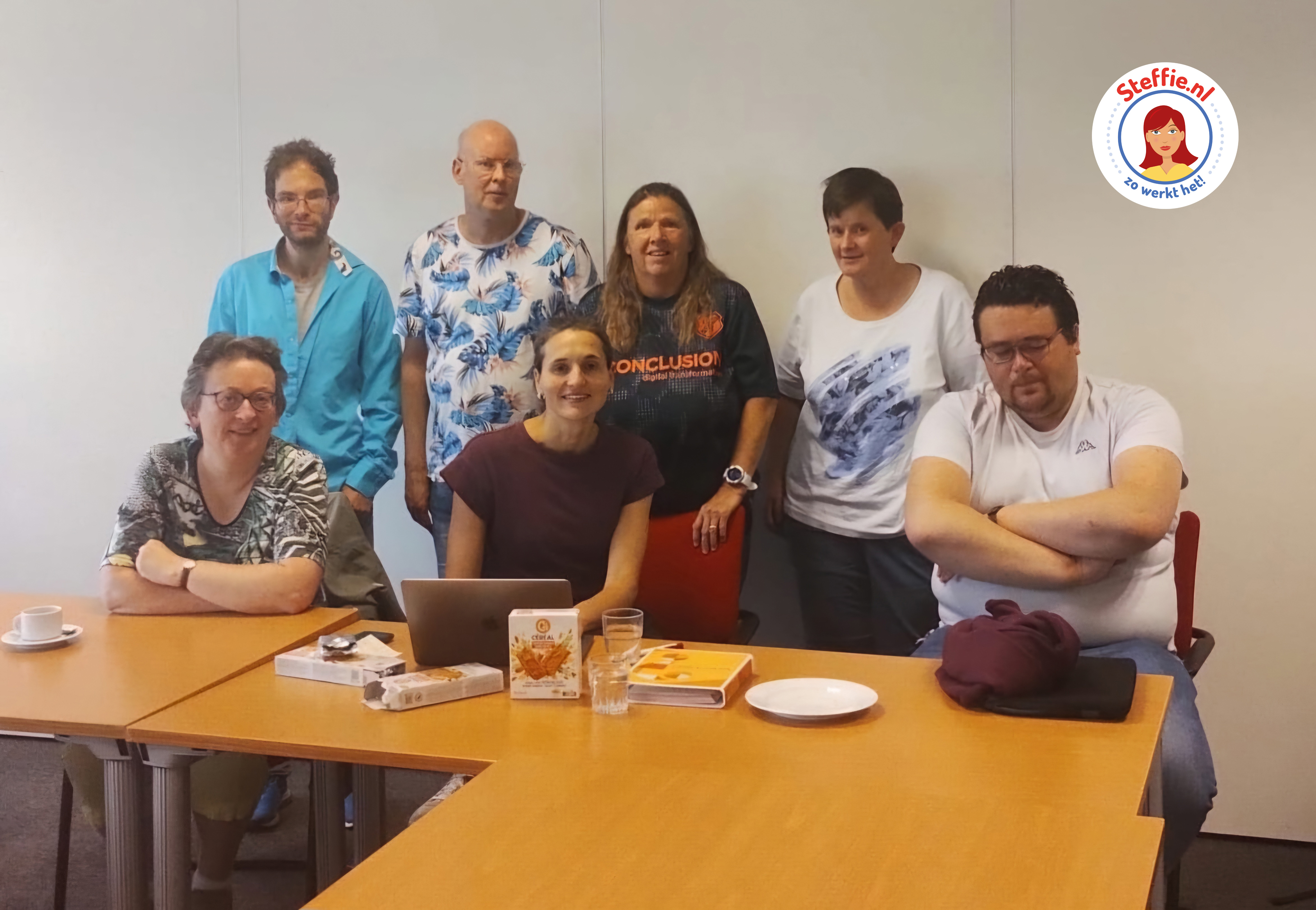 Een testpanel van Steffie