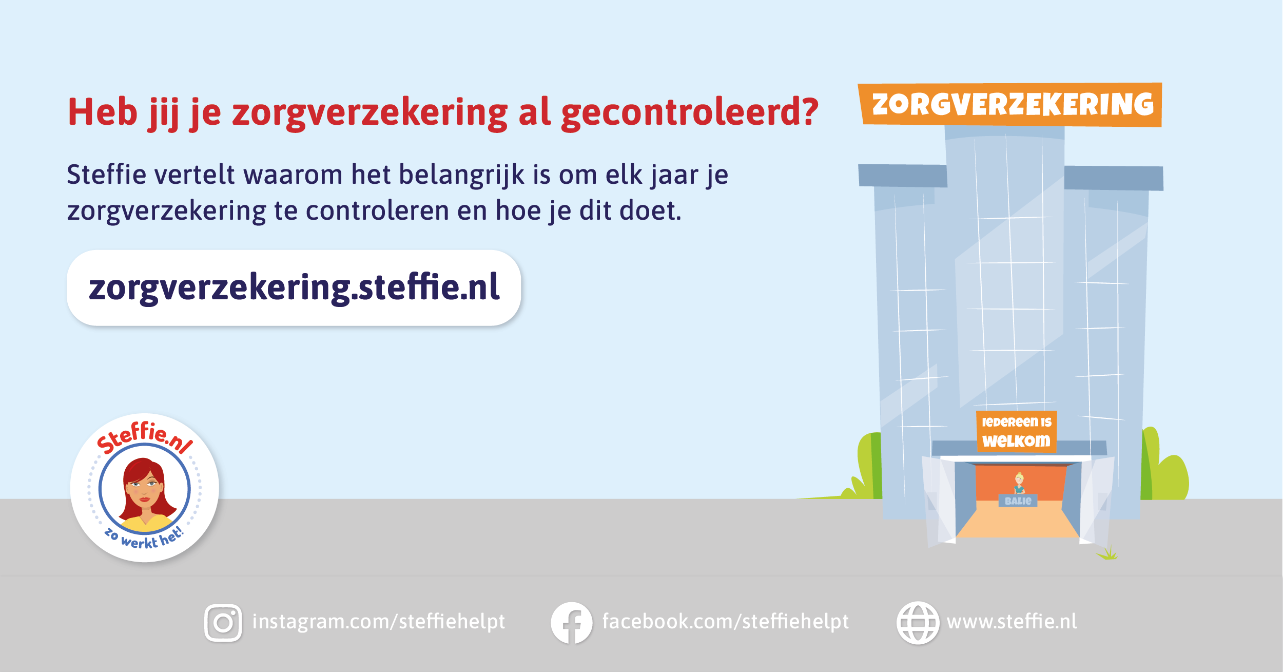 Steffie legt de zorgverzekering uit